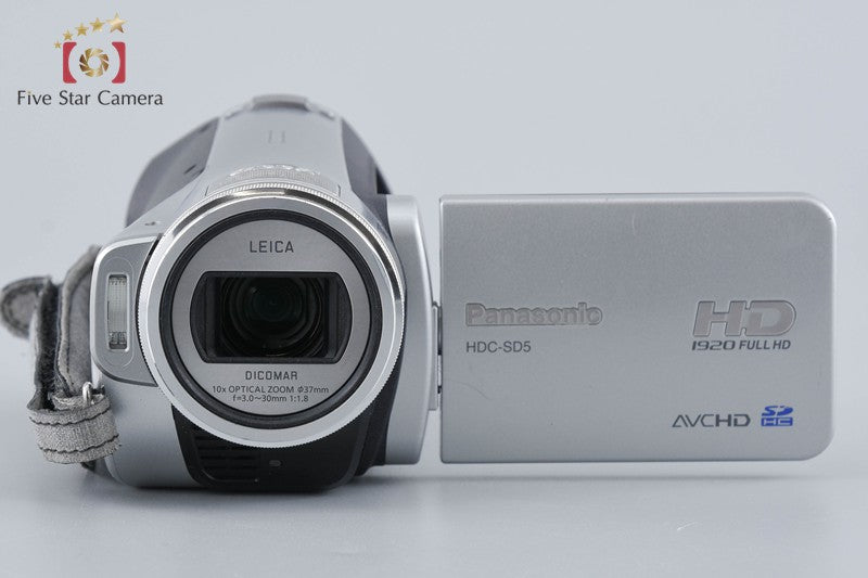 Panasonic HDC-SD5 Silver Full HD Digital Camcorder