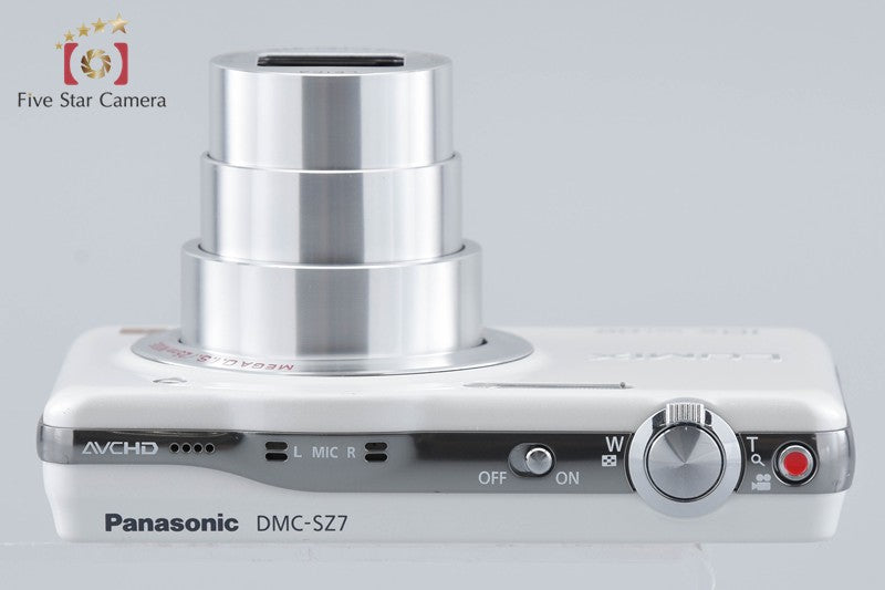 Panasonic LUMIX DMC-SZ7 White 14.1 MP Digital Camera
