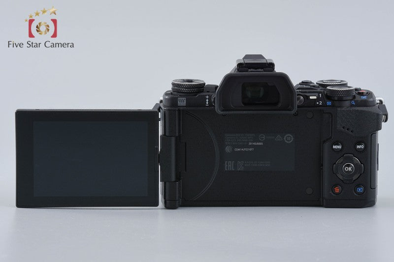 "Count 3,595" Olympus OM-D E-M5 Mark II Black 16.1 MP Digital Mirrorless Camera