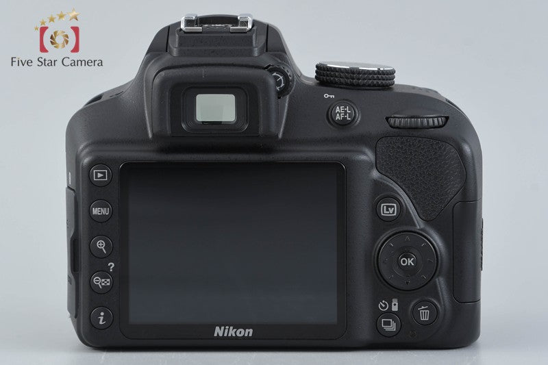 "Count 562" Nikon D3400 24.2 MP DSLR Black AF-P 18-55 VR Lens