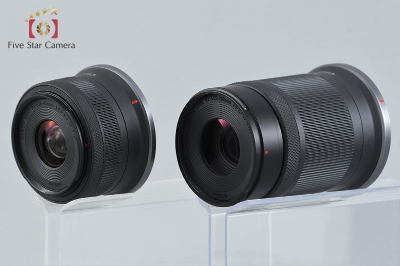 "Shutter count 1,000" Canon EOS R50 Black 24.2 MP RF-S 18-45 55-210 Lenses