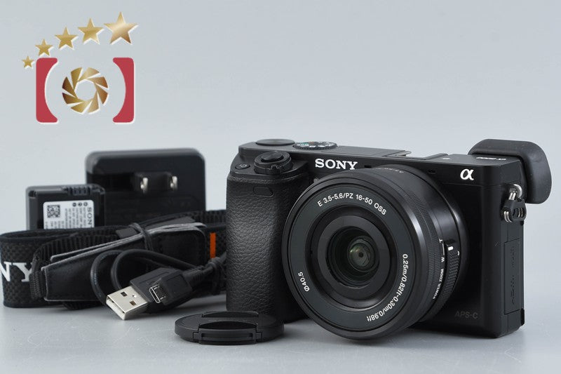 "Count 793" Sony α6000 ILCE-6000 Black 24.3 MP 16-50 Lens [Multiple Languages]