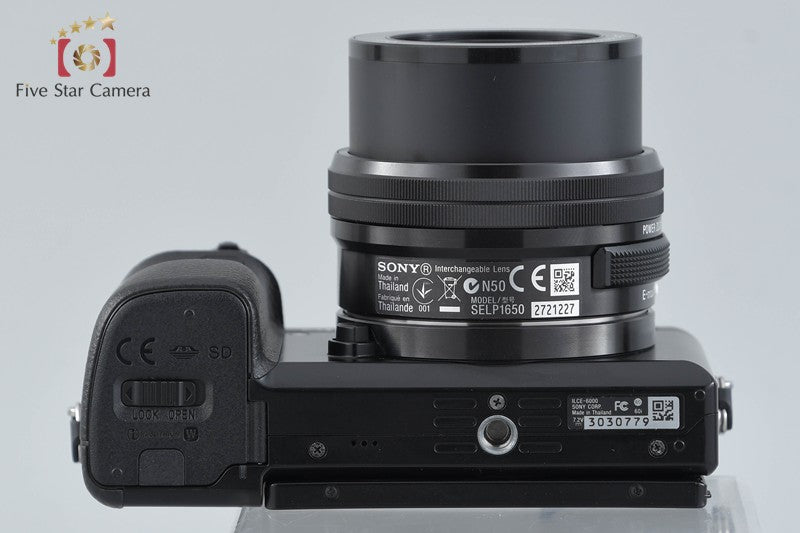 "Count 793" Sony α6000 ILCE-6000 Black 24.3 MP 16-50 Lens [Multiple Languages]