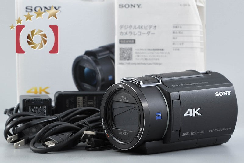 SONY HANDYCAM FDR-AX45 Black Digital Camcorder w/ Box [Multiple Languages]