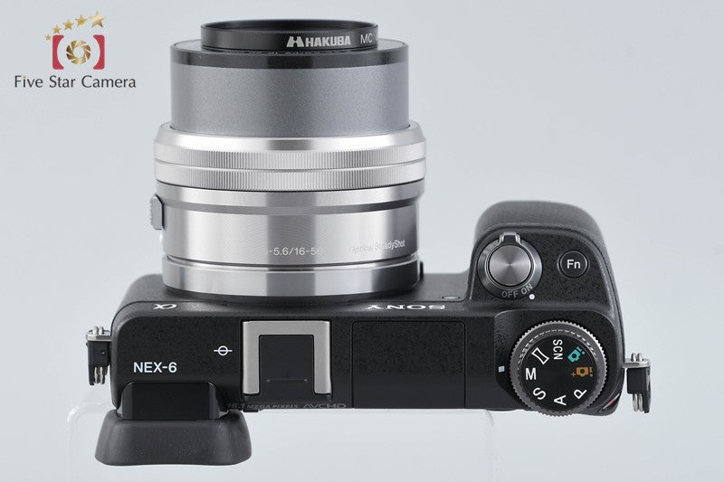"Count 930" Sony α NEX-6 Black 16.1 MP 16-50 Lens [Multiple Languages]