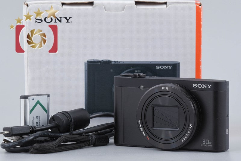 SONY Cyber-shot DSC-WX500 Black 18.2 MP Digital Camera [Multiple Languages]