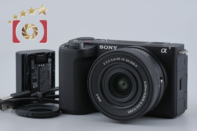 Sony α VLOGCAM ZV-E10 II Black 26.0 MP 16-50 Lens [Japanese Language Only]
