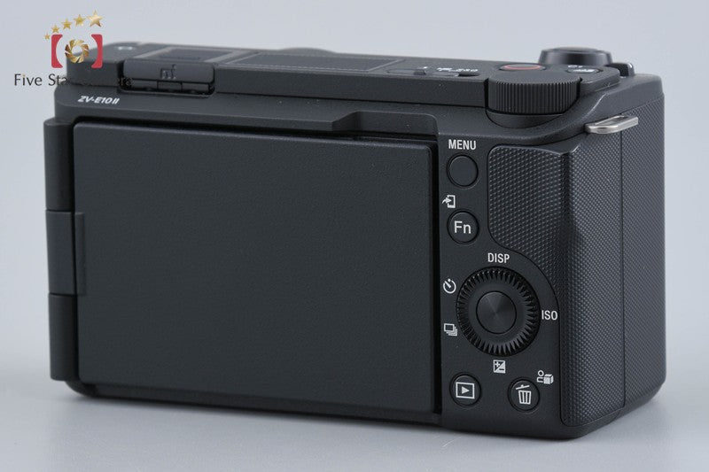 Sony α VLOGCAM ZV-E10 II Black 26.0 MP 16-50 Lens [Japanese Language Only]