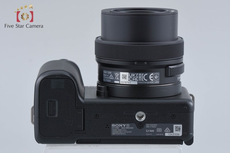 Sony α VLOGCAM ZV-E10 II Black 26.0 MP 16-50 Lens [Japanese Language Only]