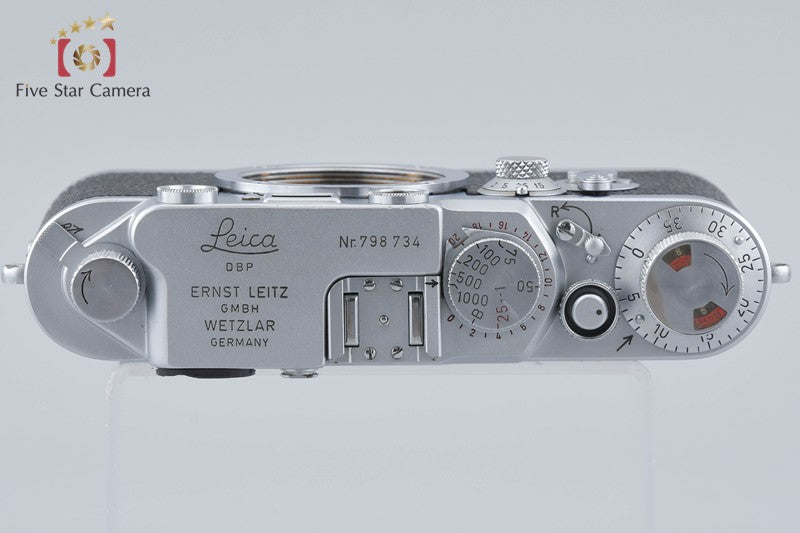 Leica IIIf Red Dial Self Timer 35mm Rangefinder Film Camera Body