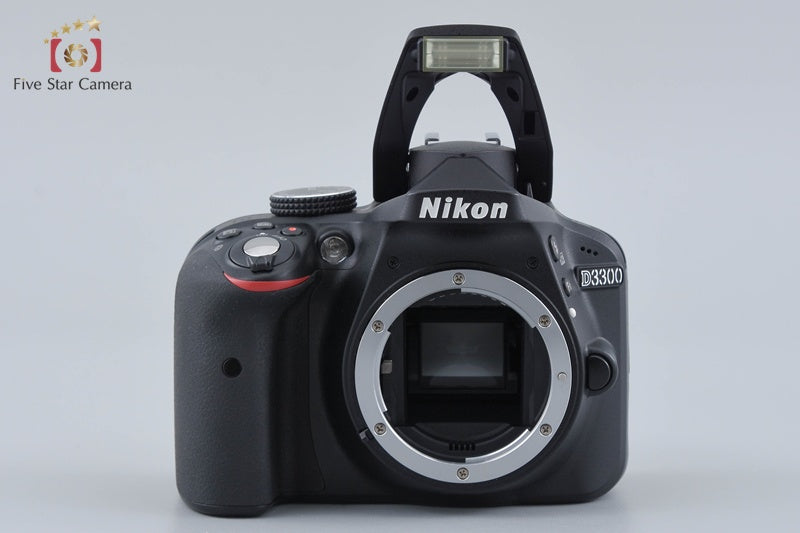 "Ccount 2,755" Nikon D3300 Black 24.2 MP DSLR 18-55mm VR II Lens
