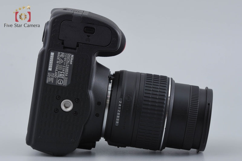 "Ccount 2,755" Nikon D3300 Black 24.2 MP DSLR 18-55mm VR II Lens