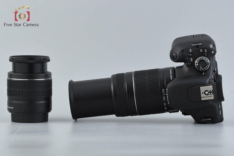 "Count 100" Canon EOS Kiss X5 / Rebel T3i / 600D 18.0 MP 18-55 55-250 Lenses