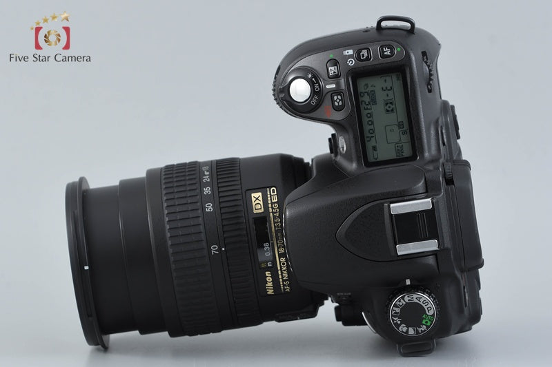 "Count 3,392" Nikon D80 10.2 MP Digital SLR Camera AF-S DX 18-70 G ED Lens