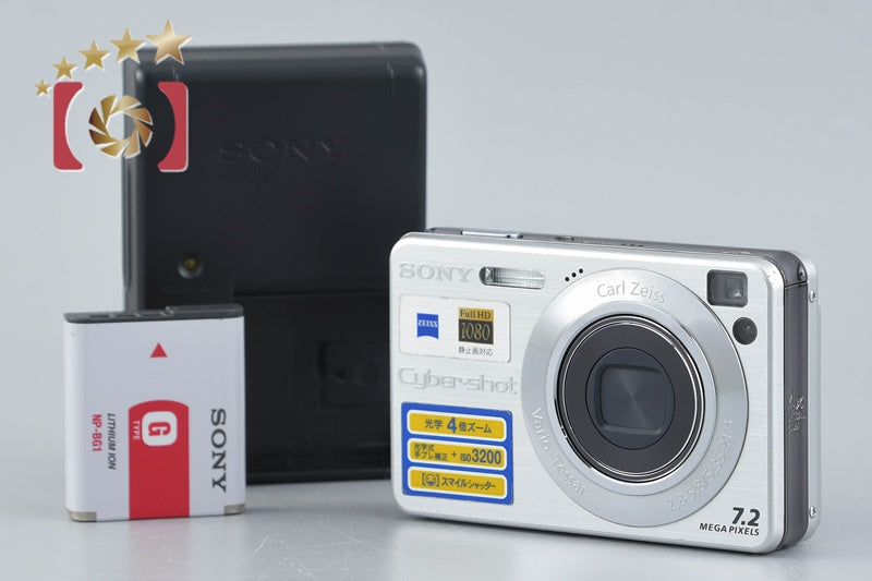 SONY Cyber-Shot DSC-W120 Silver 7.2 MP Digital Camera [Japanese Language Only]