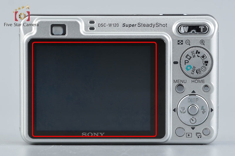 SONY Cyber-Shot DSC-W120 Silver 7.2 MP Digital Camera [Japanese Language Only]