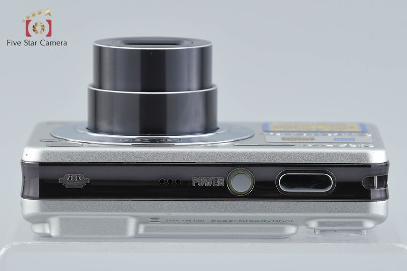 SONY Cyber-Shot DSC-W120 Silver 7.2 MP Digital Camera [Japanese Language Only]