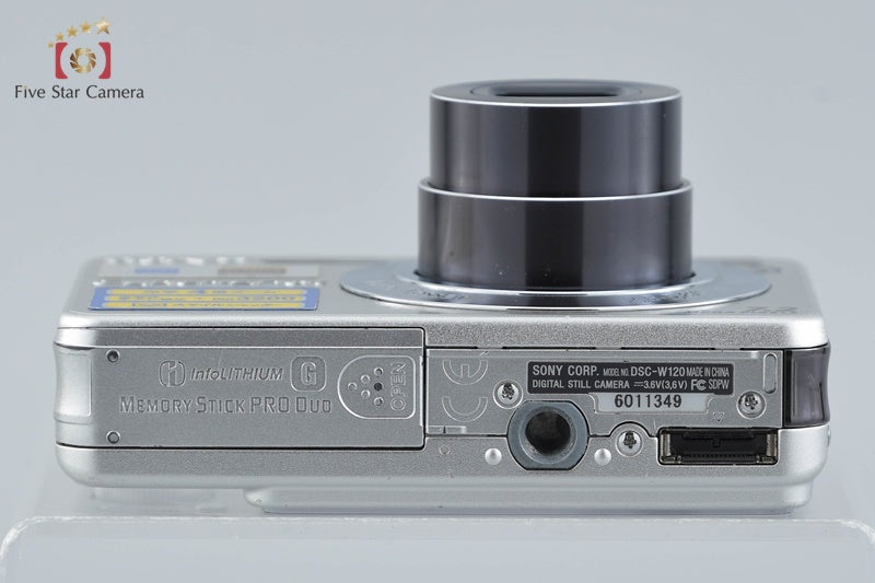 SONY Cyber-Shot DSC-W120 Silver 7.2 MP Digital Camera [Japanese Language Only]