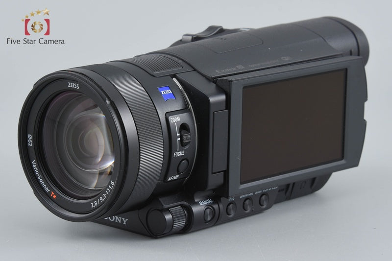 SONY HANDYCAM FDR-AX100 4K Handycam w/ Box [Japanese Language Only]