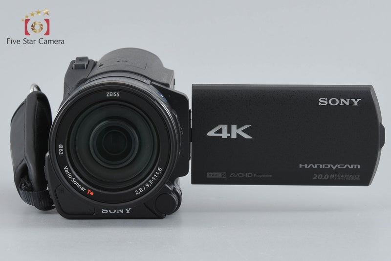 SONY HANDYCAM FDR-AX100 4K Handycam w/ Box [Japanese Language Only]