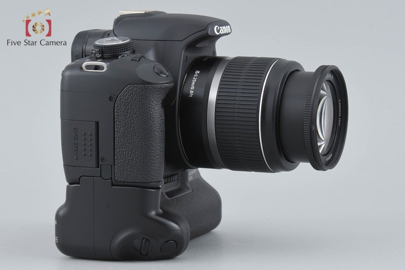 Canon EOS Kiss X3 / Rebel T1i / 500D 15.1 MP 18-55 IS Lens + BG-E5 Battery Grip