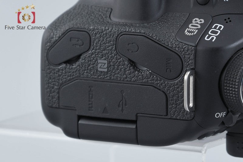 "Count 1,966" Canon EOS 80D 24.2 MP Digital SLR Camera Body
