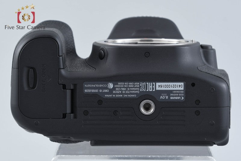 "Count 1,966" Canon EOS 80D 24.2 MP Digital SLR Camera Body