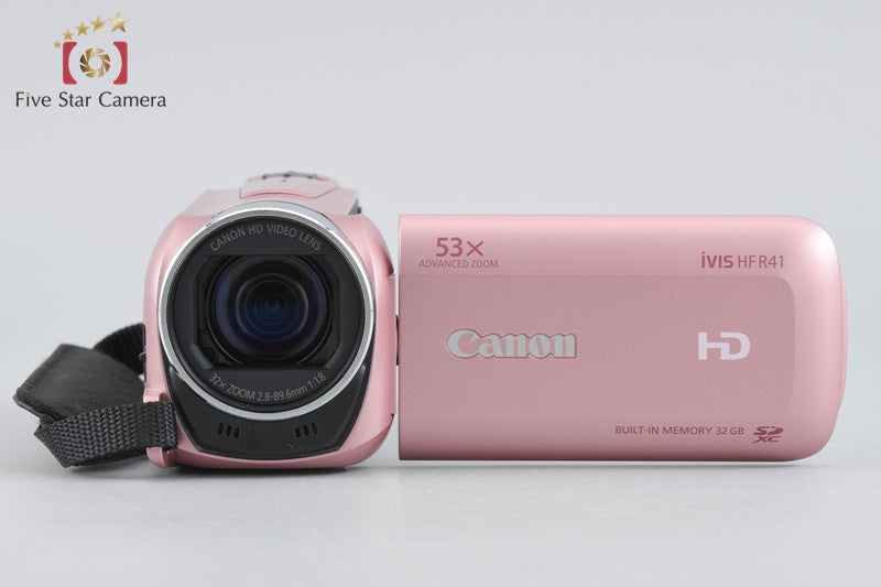 Canon iVIS HF R41 Pink Full HD Digital Camcorder