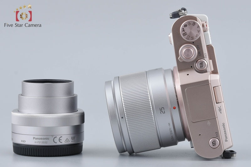 Panasonic LUMIX DC-GF10 White DSLR 12-32 25 Lenses [Japanese Language Only]