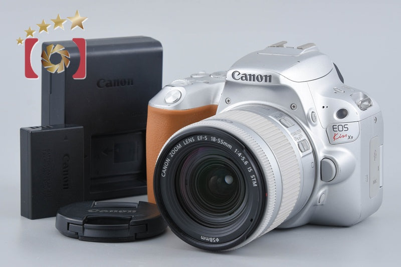 Canon EOS Kiss X9 / Rebel SL2 / 200D Silver 24.2 MP DSLR 18-55 IS STM Lens