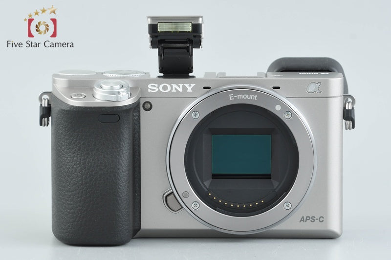 Sony Alpha α6000 ILCE-6000 Silver 24.3 MP Digital Camera [Multiple Languages]