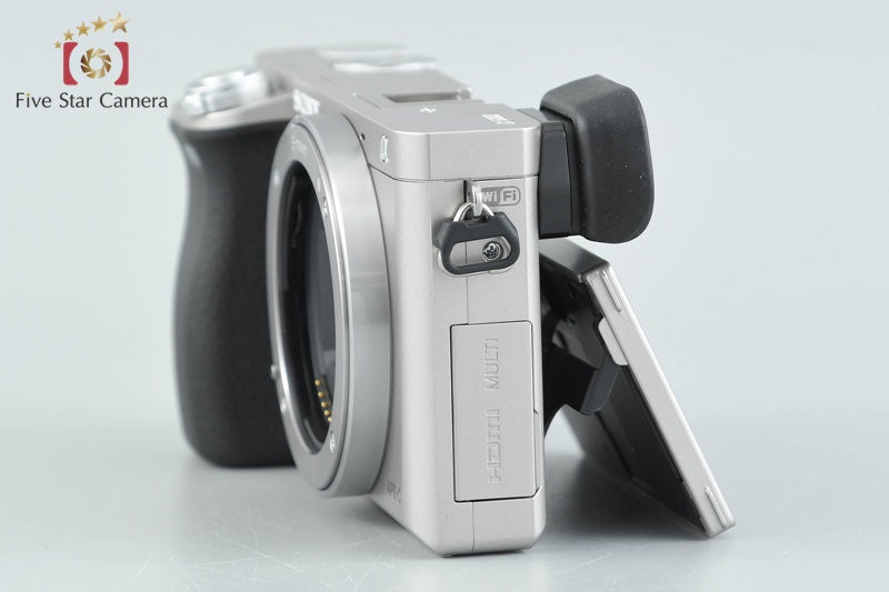 Sony Alpha α6000 ILCE-6000 Silver 24.3 MP Digital Camera [Multiple Languages]