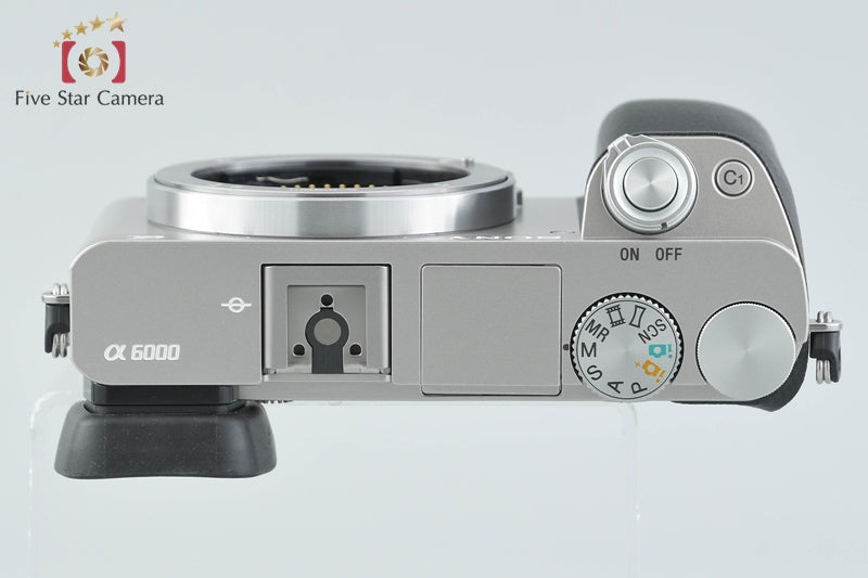 Sony Alpha α6000 ILCE-6000 Silver 24.3 MP Digital Camera [Multiple Languages]