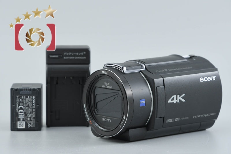 SONY HANDYCAM FDR-AX45 Black Digital Camcorder [Multiple Languages]