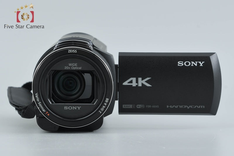 SONY HANDYCAM FDR-AX45 Black Digital Camcorder [Multiple Languages]