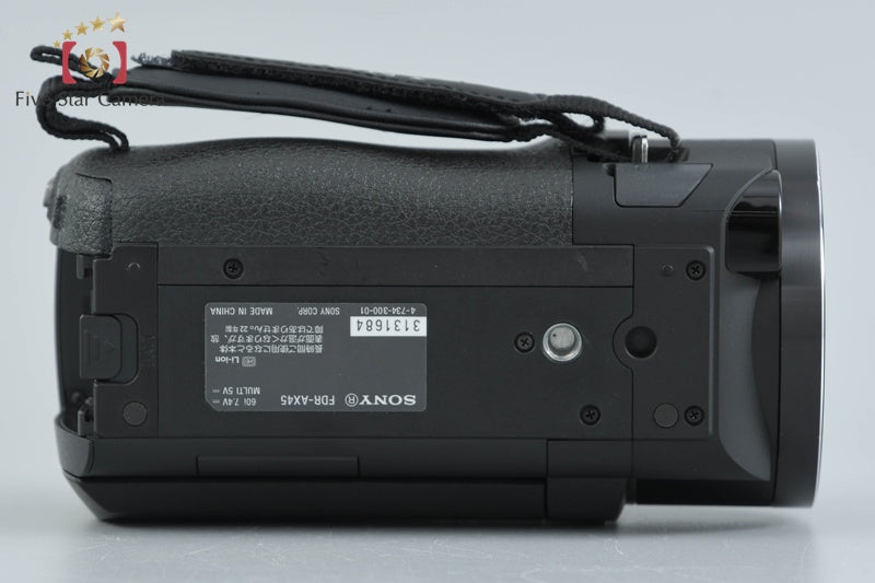 SONY HANDYCAM FDR-AX45 Black Digital Camcorder [Multiple Languages]