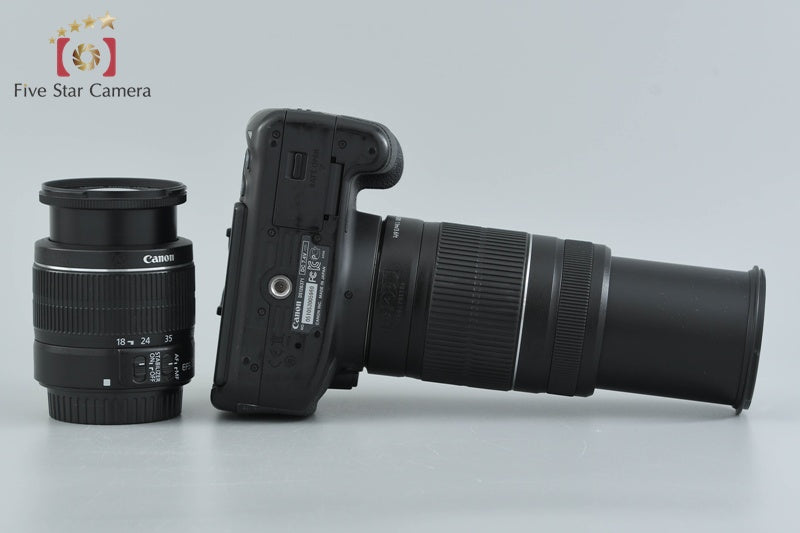 Canon EOS Kiss X6i / Rebel T4i / 650D 18.0 MP DSLR Camera 18-55 55-250 Lenses
