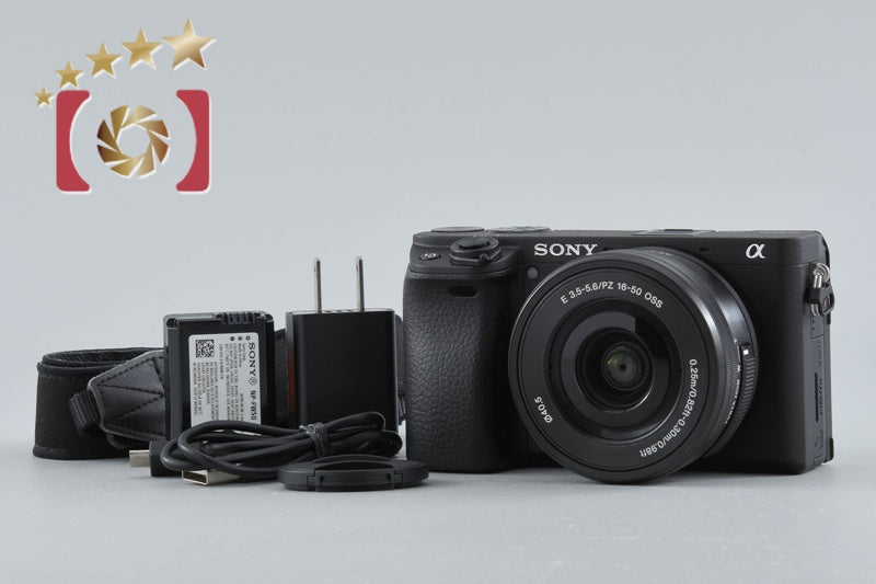 Sony Alpha α6400 ILCE-6400 Black 24.2 MP 16-50 Lens [Japanese Language Only]