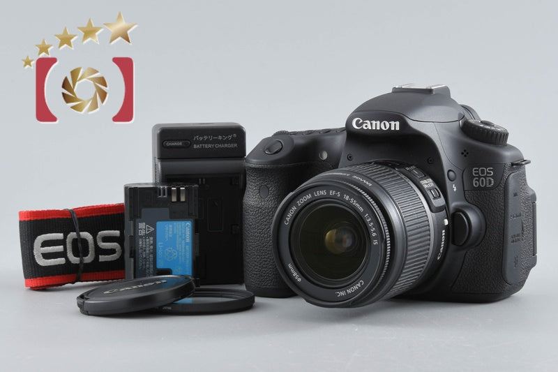 Shutter count 219 Canon EOS 60D 18.0 MP Digital SLR Camera EF-S 18-135 Lens