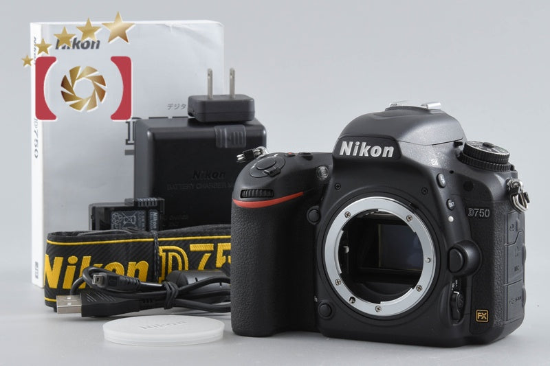 Shutter count 1,451 Nikon D750 24.3 MP Full Frame Digital SLR Camera Body