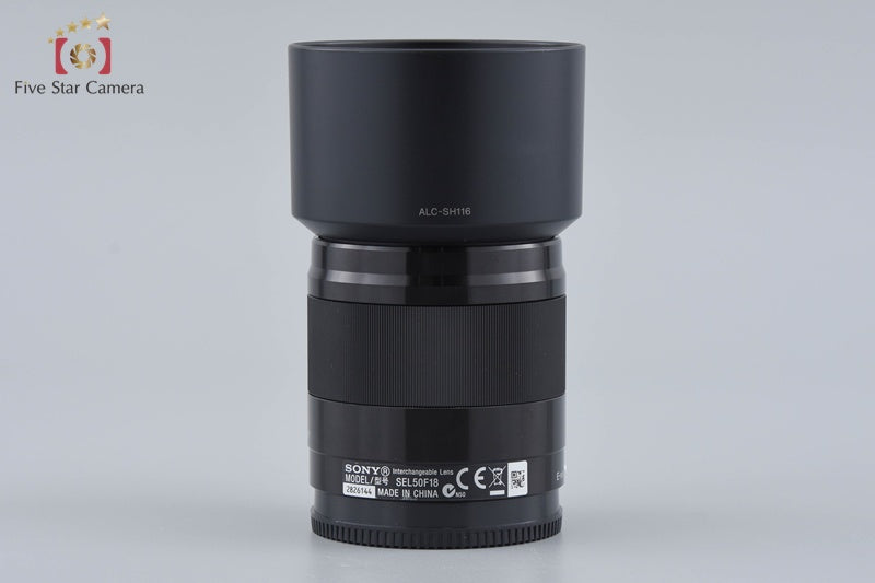SONY E 50mm f/1.8 OSS SEL50F18 Black