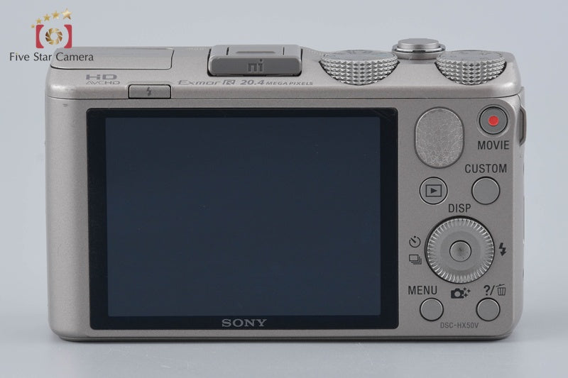 SONY Cyber-shot DSC-HX50V Silver 20.4 MP Digital Camera [Multiple Languages]