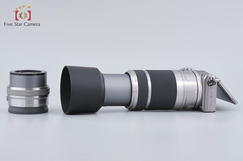 Sony α5100 ILCE-5100 Brown 24.3 MP 16-50 55-210 Lenses [Multiple Languages]