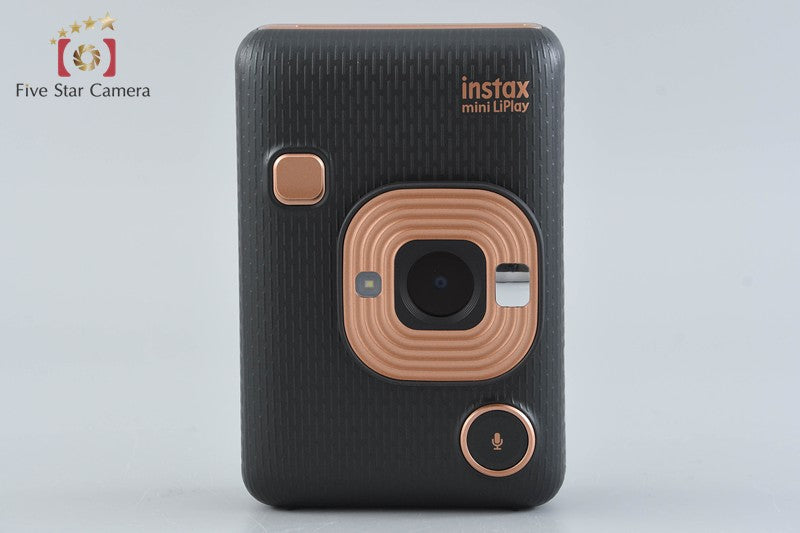 FUJIFILM Instax Mini LiPlay Elegant Black Instant Film Camera w/ Box