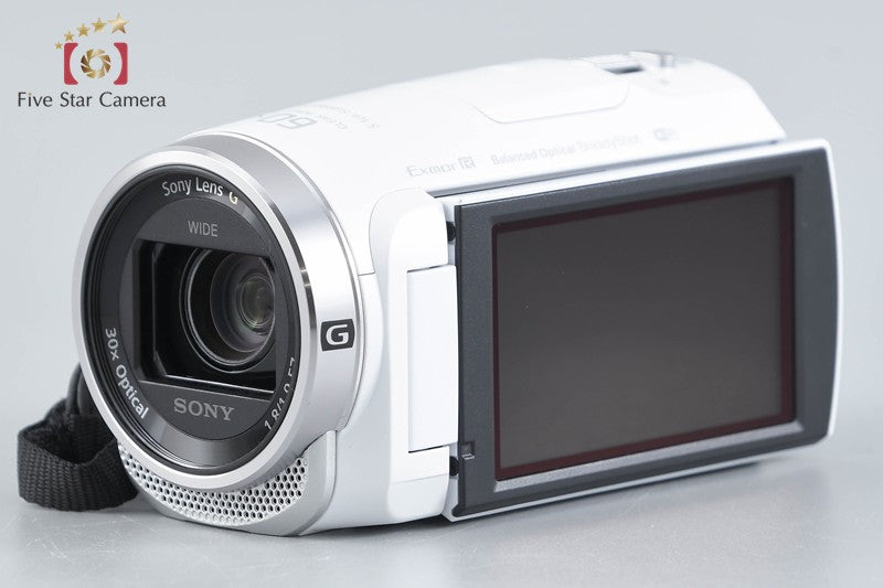 Sony Handycam HDR-CX680 White Digital HD Video Camera [Multiple Languages]