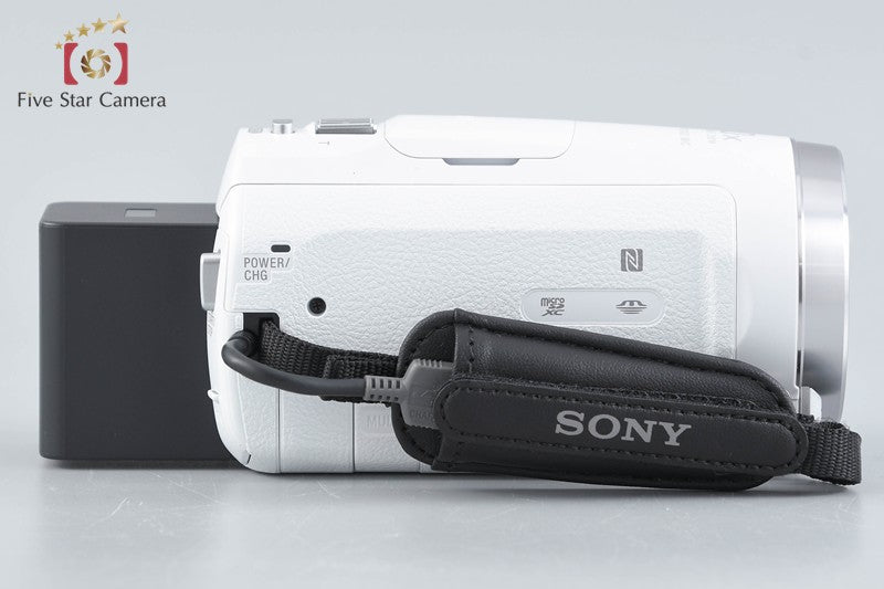 Sony Handycam HDR-CX680 White Digital HD Video Camera [Multiple Languages]
