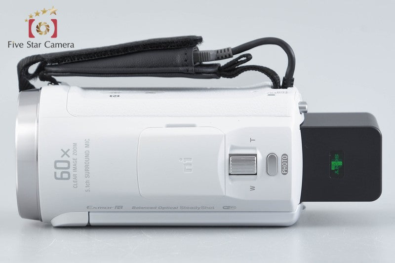 Sony Handycam HDR-CX680 White Digital HD Video Camera [Multiple Languages]