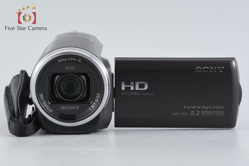 SONY HDR-CX675 Bordeaux Brown Digital HD Video Camera [Multiple Languages]