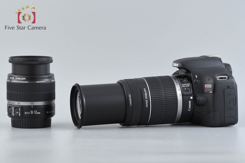 Canon EOS Kiss X4 / Rebel T2i / 550D 18.0 MP 18-55 55-250 Lenses