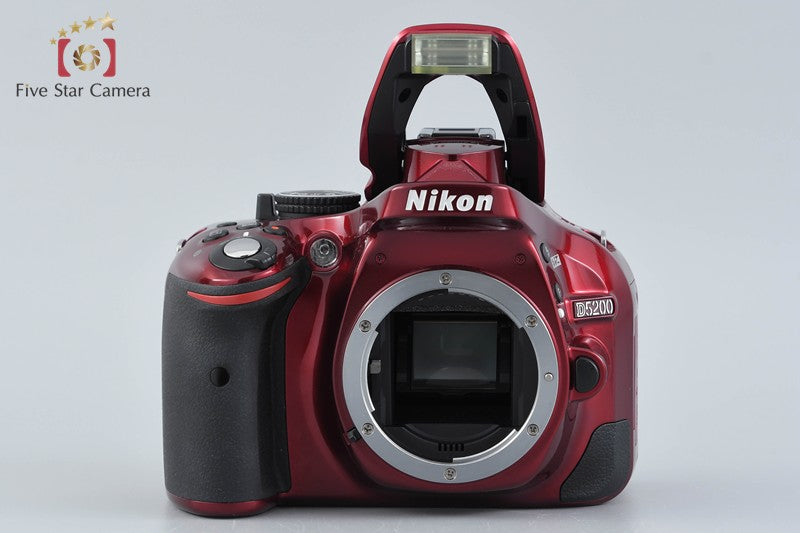Nikon D5200 Red 24.1 MP Digital SLR Camera Body